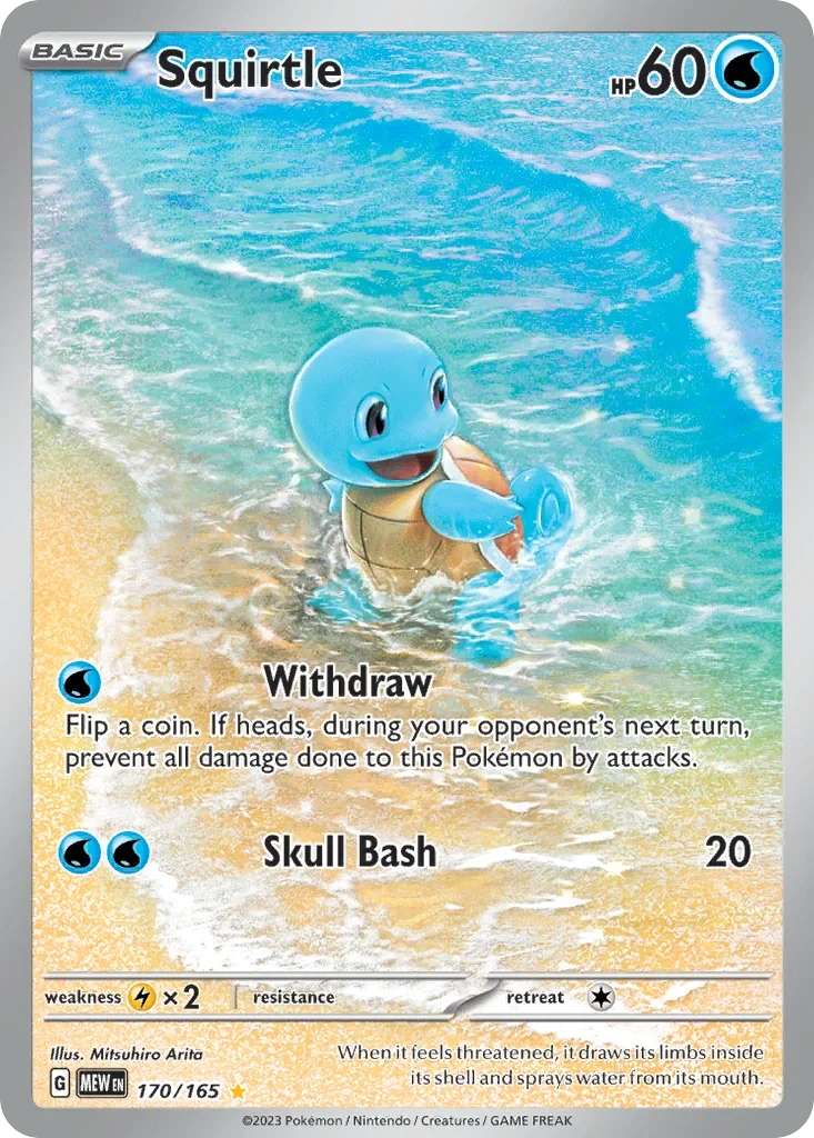 170/165 from 151 Illustration Rare Pokemon Card