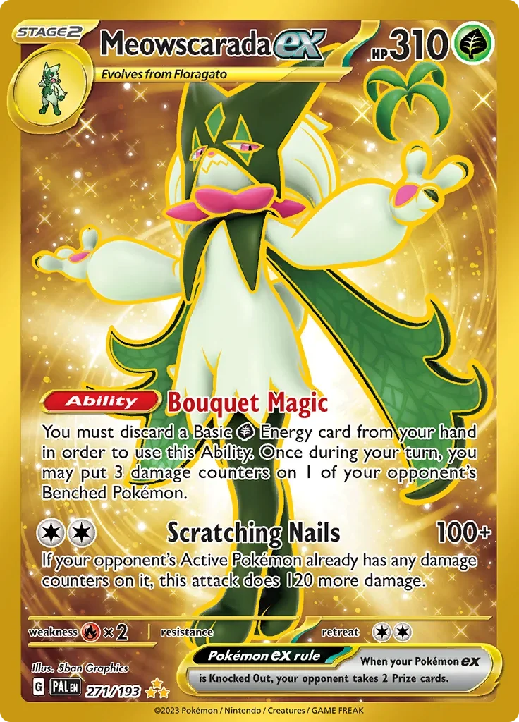 271/193 from Paldea Evolved Hyper Rare Pokemon Card