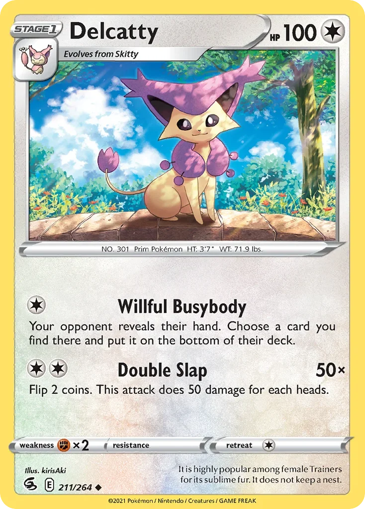 211/264 from Fusion Strike Uncommon Pokemon Card