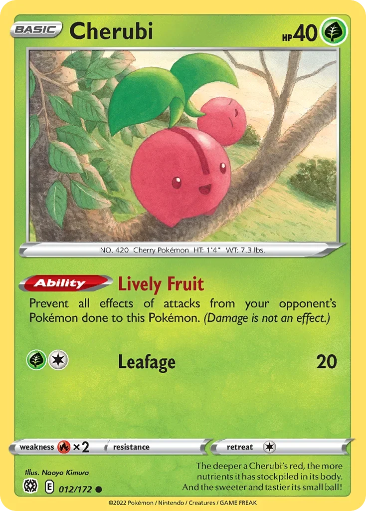 012/172 from Brilliant Stars Common Pokemon Card