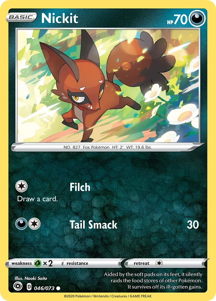 46/73 from Champion's Path Common Pokemon Card
