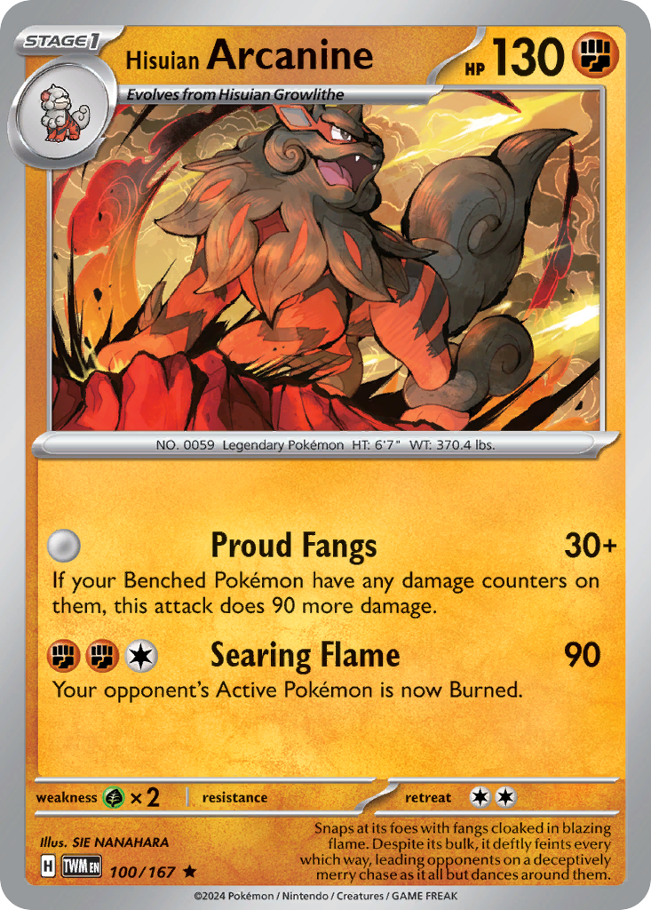 100/167 from Twilight Masquerade Rare Pokemon Card