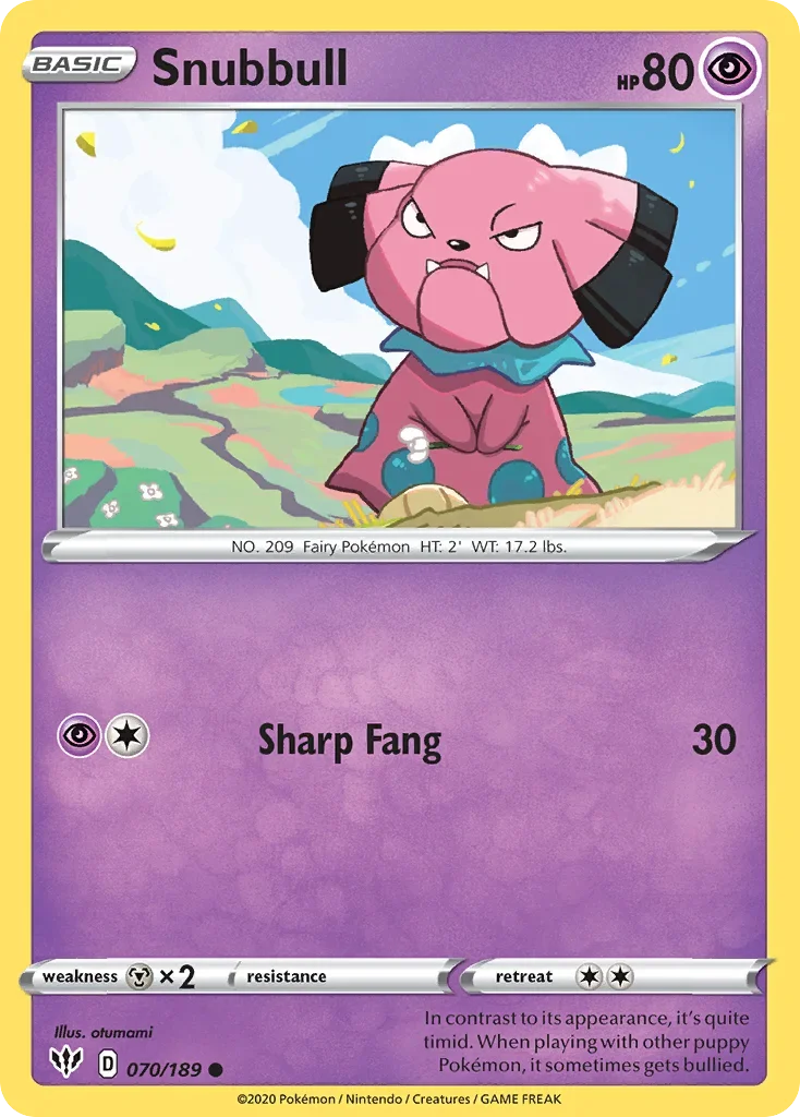 070/189 from Darkness Ablaze Common Pokemon Card