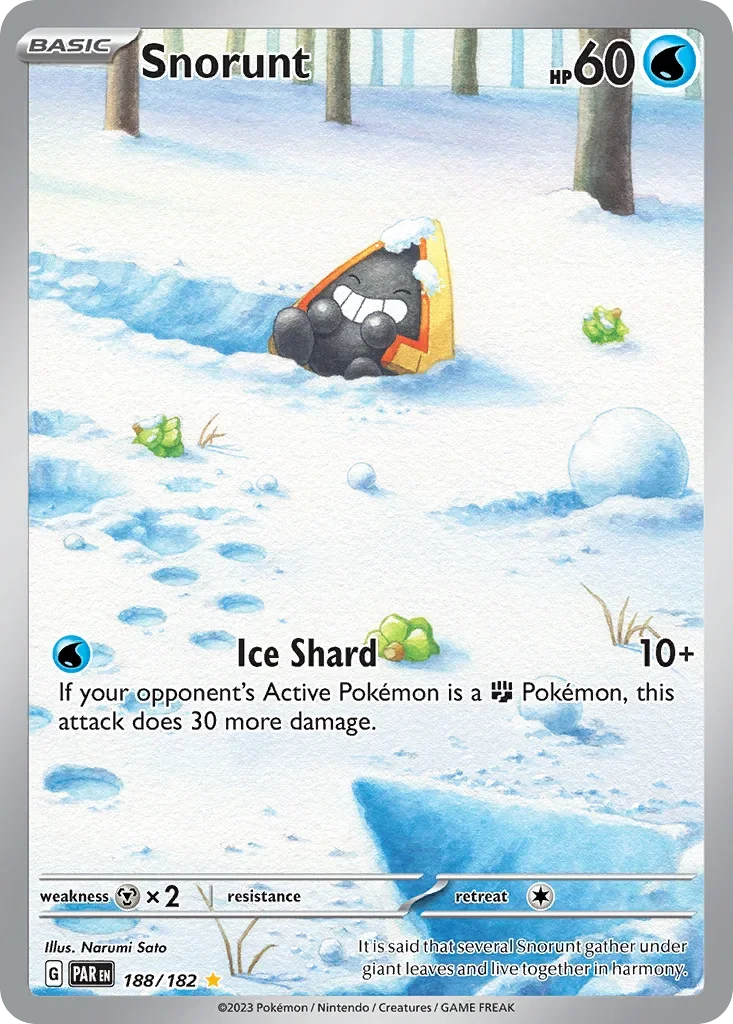 188/182 from Paradox Rift Illustration Rare Pokemon Card