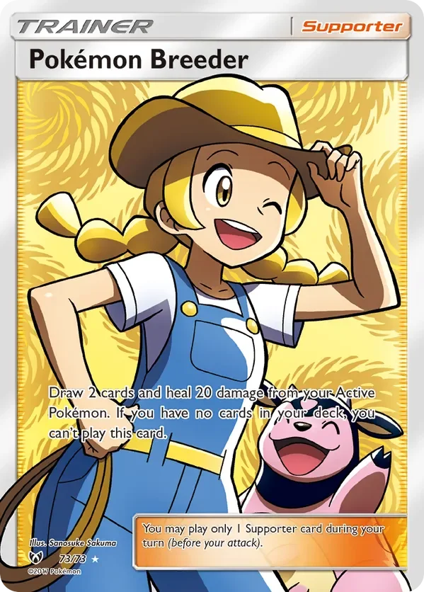 73/73 from Shining Legends Full Art Trainer Card