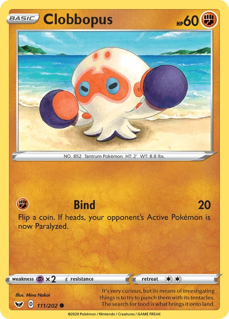 111/202 from Sword & Shield Common Pokemon Card