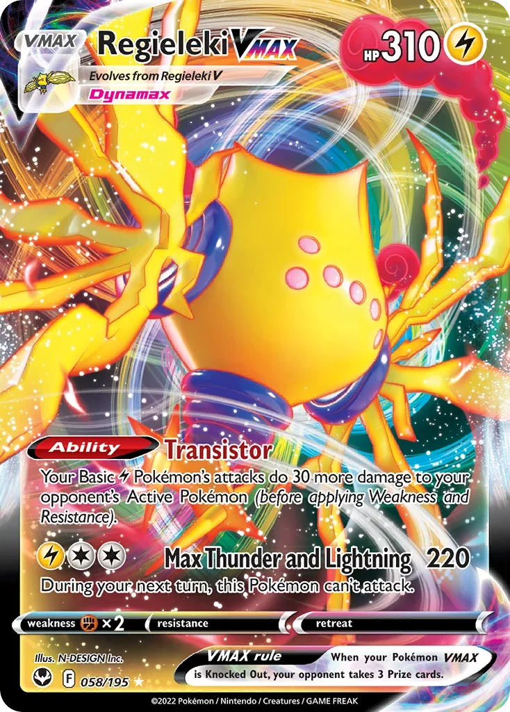 058/195 from Silver Tempest Ultra Rare Pokemon Card