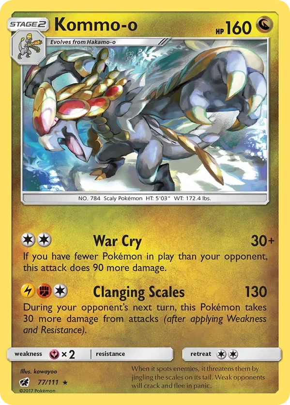 77/111 from Crimson Invasion Rare Pokemon Card