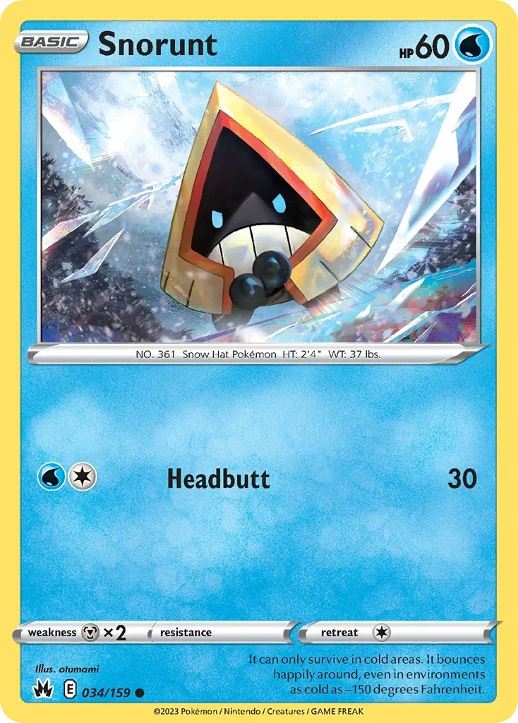 034/159 from Crown Zenith Common Pokemon Card