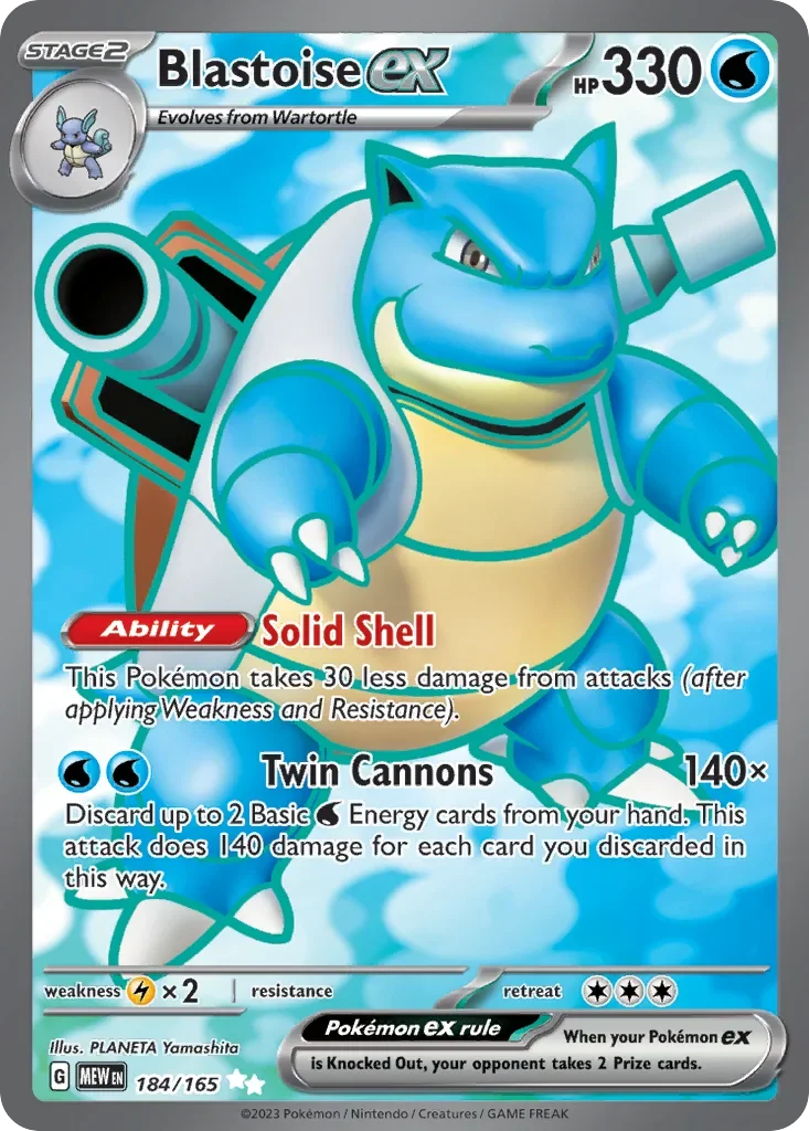 184/165 from 151 Ultra Rare Pokemon Card