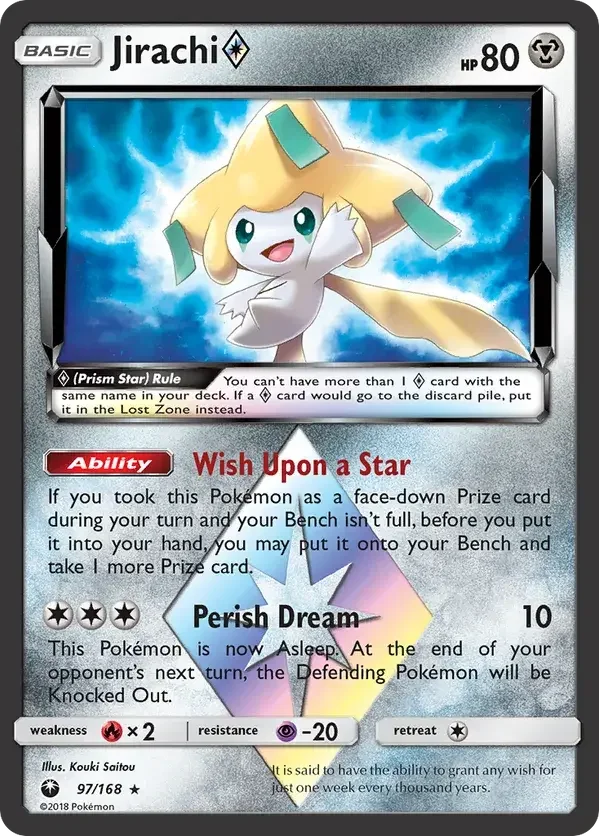 97/168 from Celestial Storm Prism Rare Pokemon Card