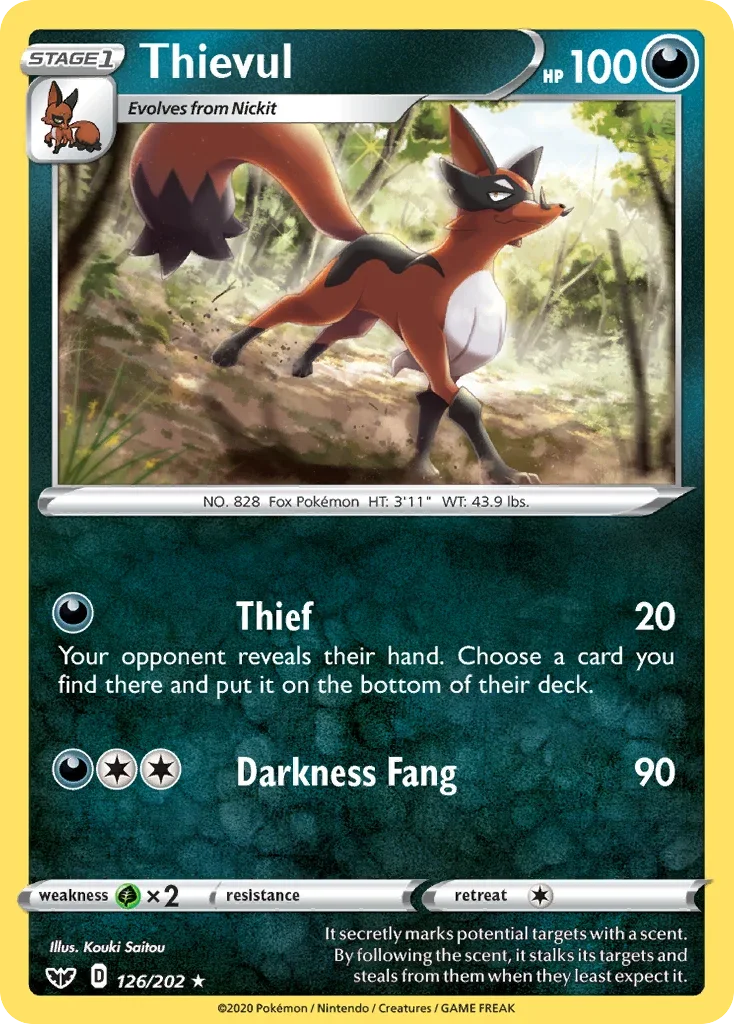 126/202 from Sword & Shield Rare Pokemon Card