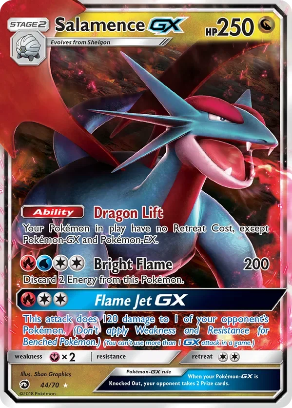 44/70 from Dragon Majesty Ultra Rare Pokemon Card