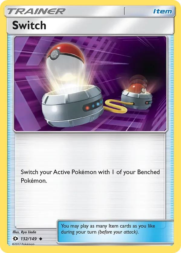 132/149 from Sun & Moon Base Uncommon Trainer Card
