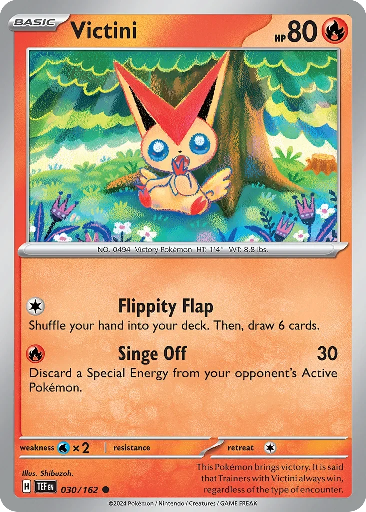 030/162 from Temporal Forces Card List Common Pokemon Card