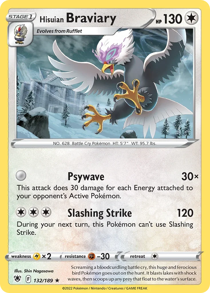 132/189 from Astral Radiance Rare Pokemon Card