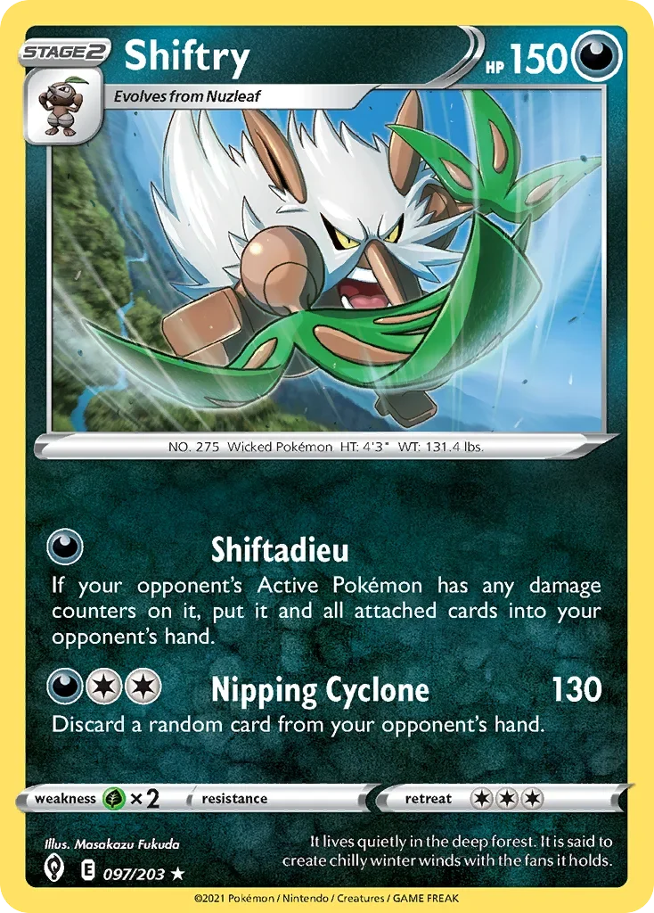 097/203 from Evolving Skies Rare Pokemon Card