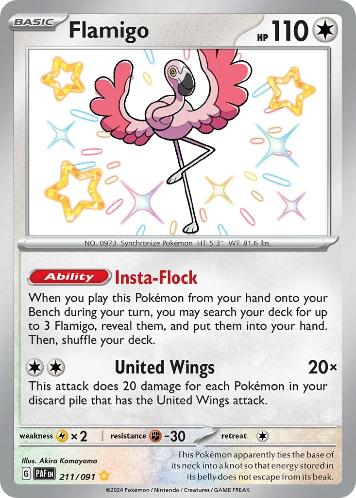 211/091 from Paldean Fates Shiny Rare Pokemon Card
