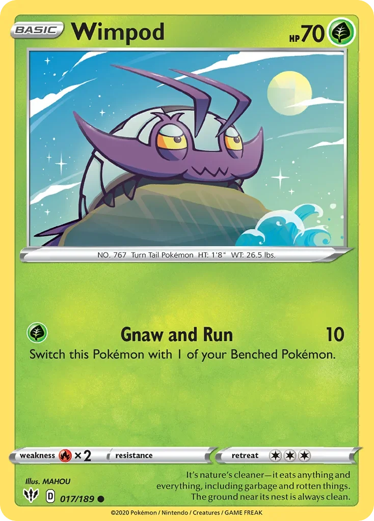 017/189 from Darkness Ablaze Common Pokemon Card
