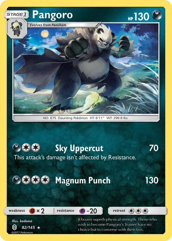 82/145 from Guardians Rising Rare Pokemon Card