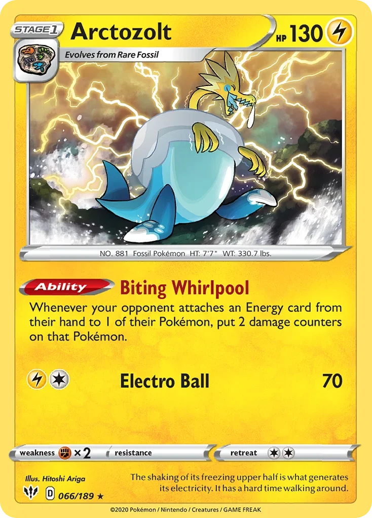 066/189 from Darkness Ablaze Holo Rare Pokemon Card