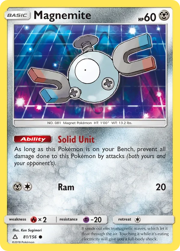 81/156 from Ultra Prism Common Pokemon Card