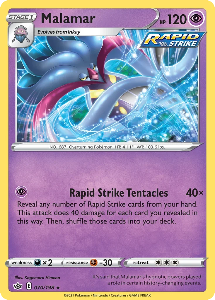 070/198 from Chilling Reign Rare Pokemon Card
