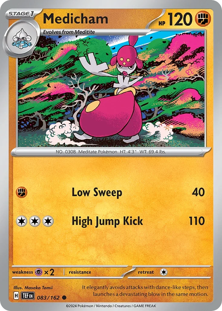083/162 from Temporal Forces Common Pokemon Card