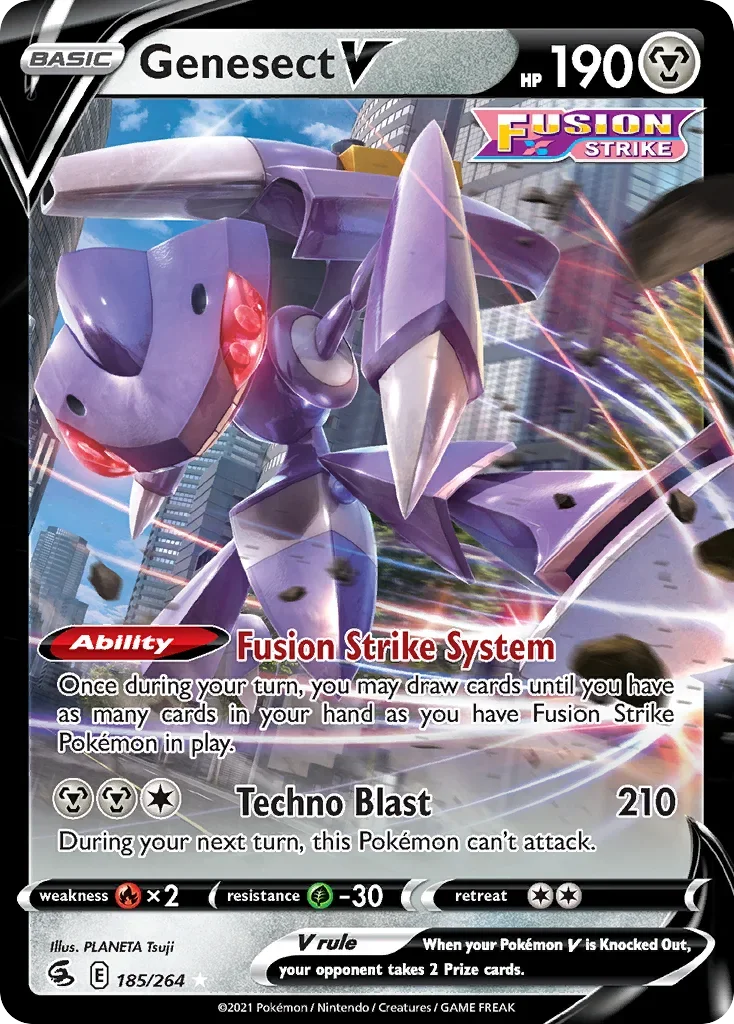 185/264 from Fusion Strike Ultra Rare Pokemon Card
