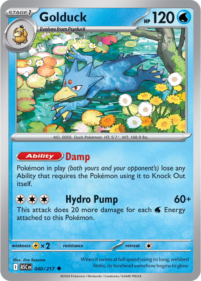 040/217 Misty's Wartortle from Ascended Heroes Uncommon