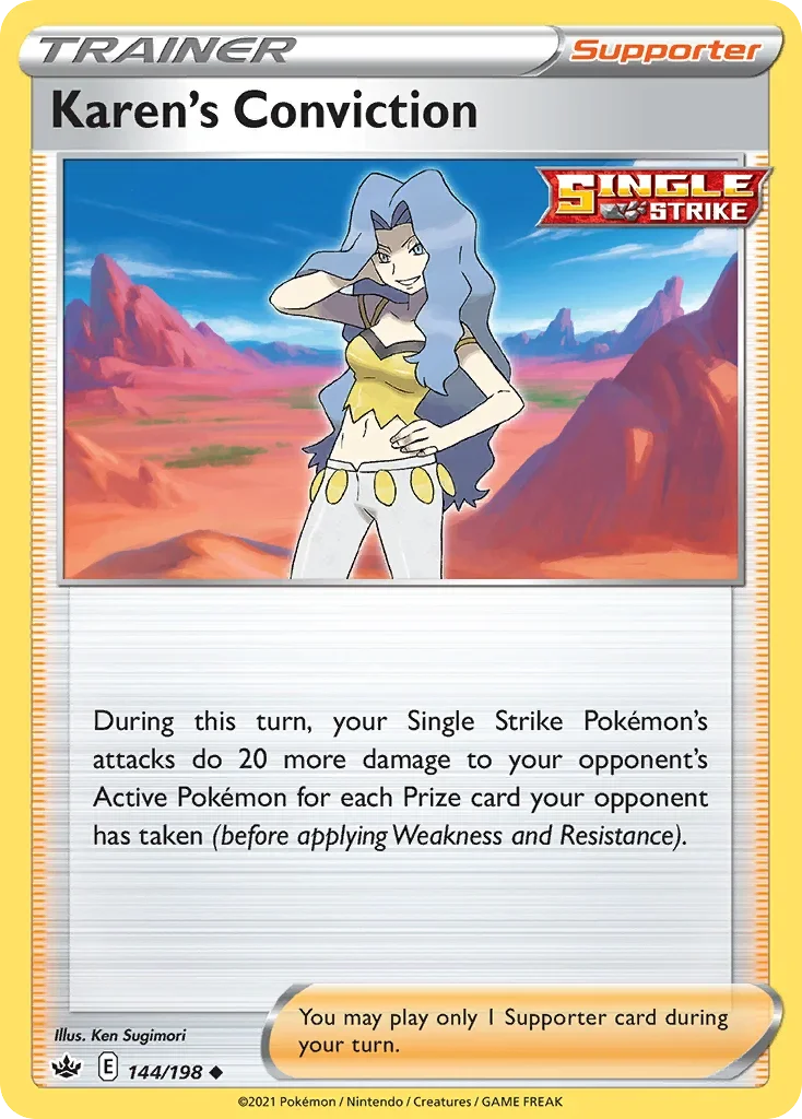 144/198 from Chilling Reign Uncommon Trainer Card