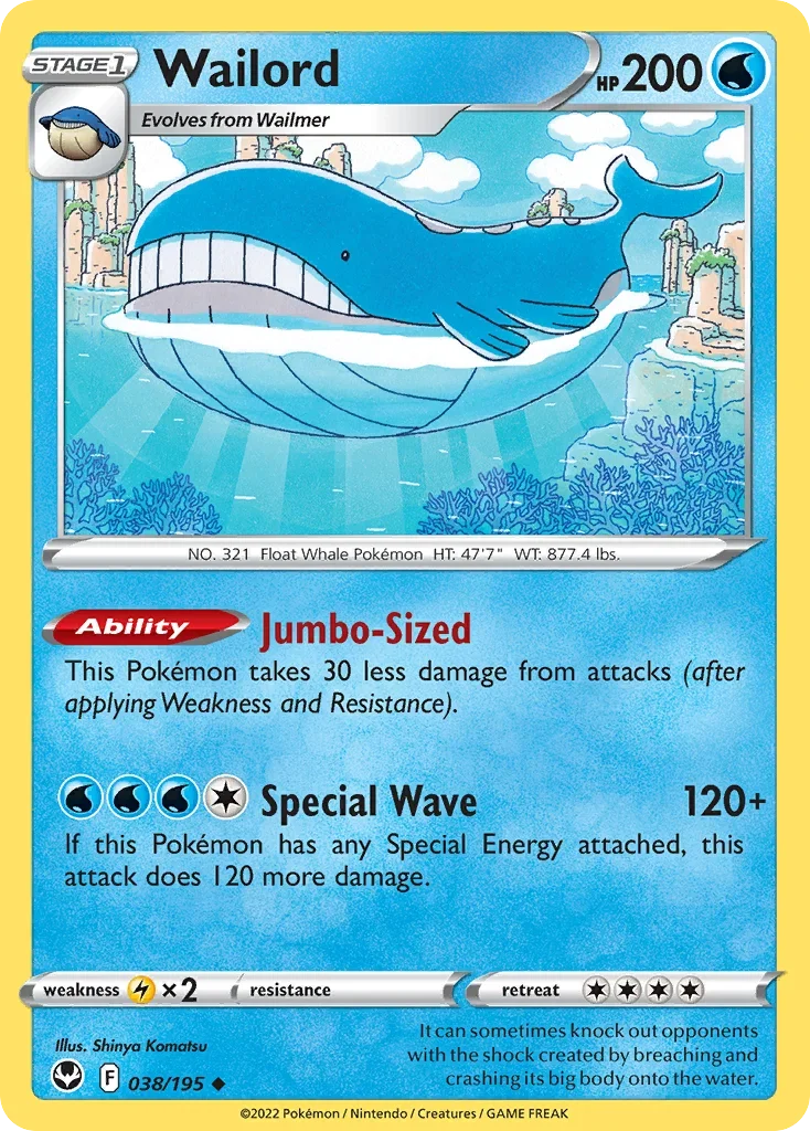 038/195 from Silver Tempest Uncommon Pokemon Card