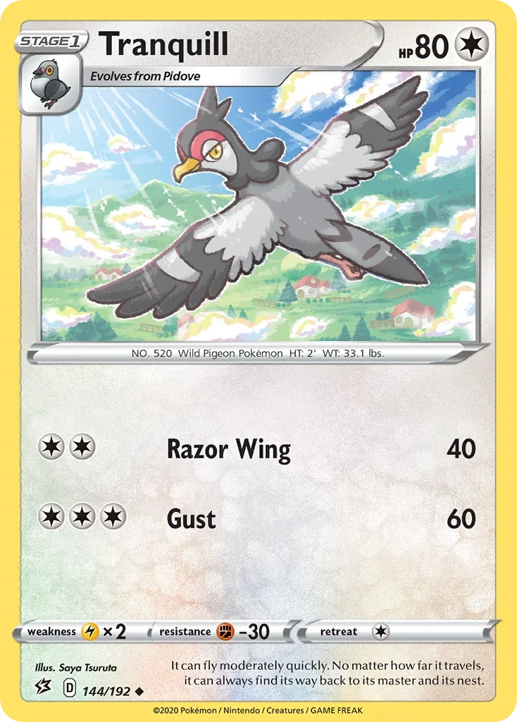 144/192 from Rebel Clash Uncommon Pokemon Card