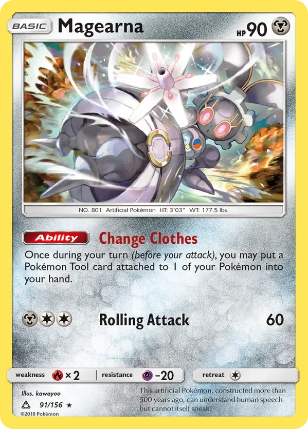 91/156 from Ultra Prism Rare Pokemon Card