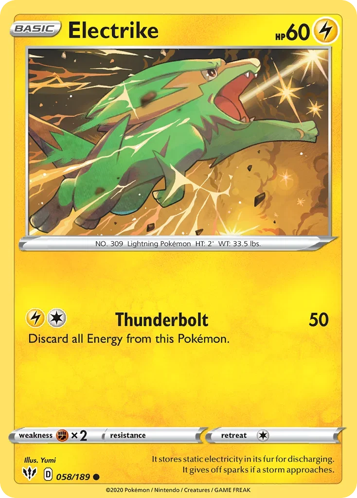 058/189 from Darkness Ablaze Common Pokemon Card