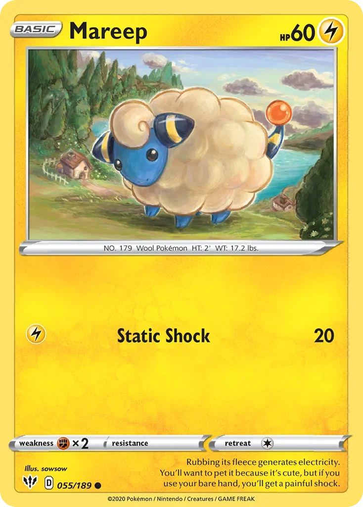 055/189 from Darkness Ablaze Common Pokemon Card