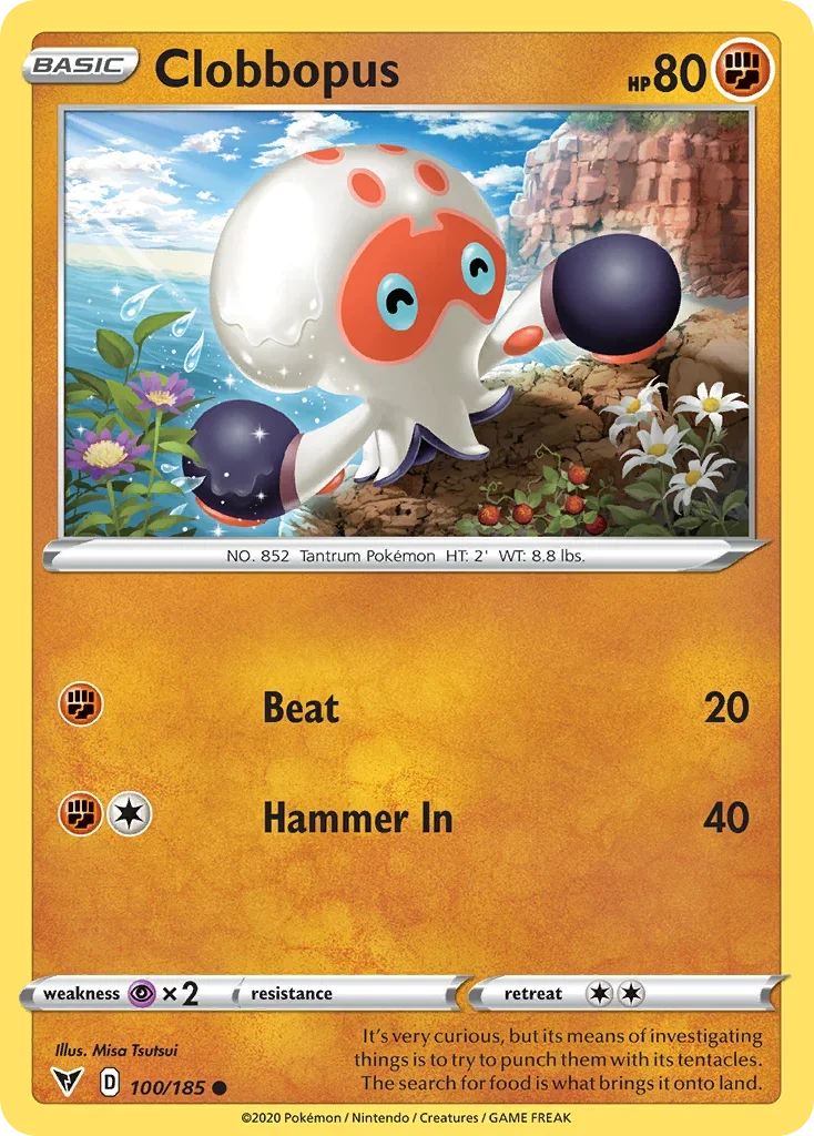 100/185 from Vivid Voltage Common Pokemon Card