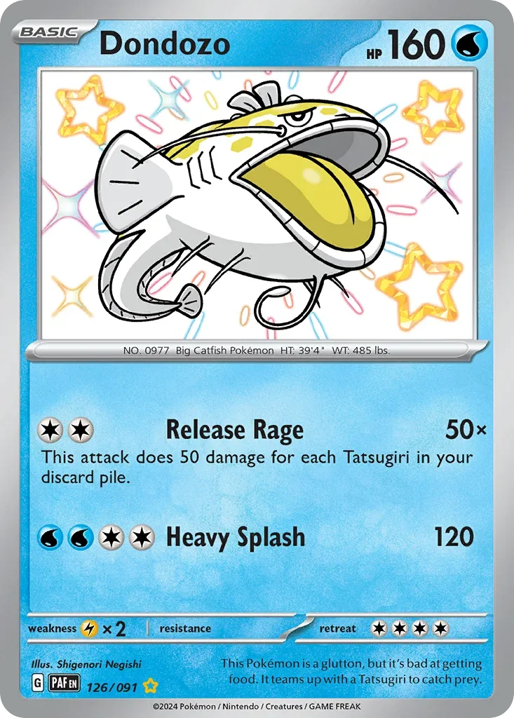 126/091 from Paldean Fates Shiny Rare Pokemon Card