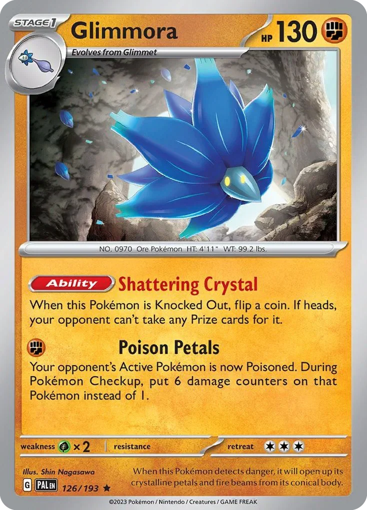 126/193 from Paldea Evolved Rare Pokemon Card