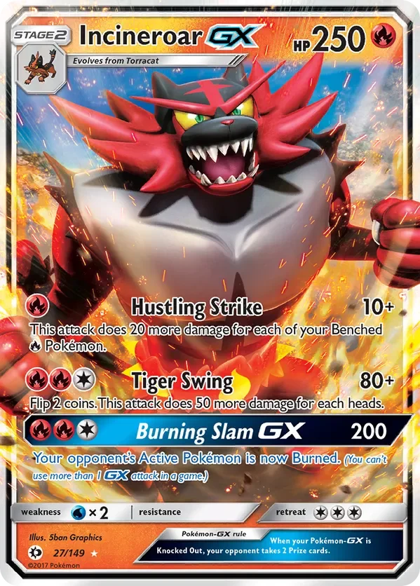 27/149 from Sun & Moon Base Ultra Rare Pokemon Card