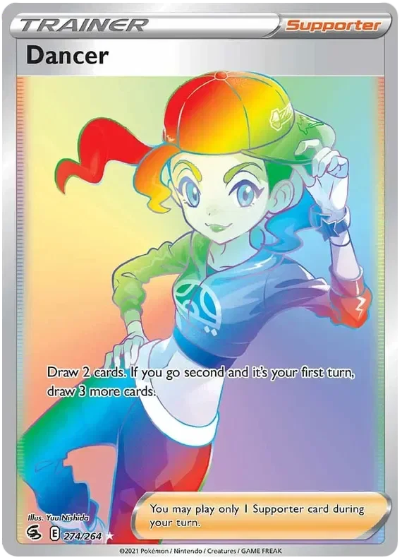 274/264 from Fusion Strike Rainbow Rare Trainer Card
