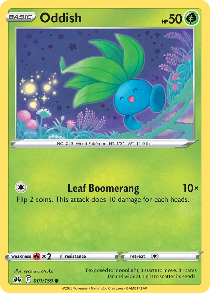 001/159 from Crown Zenith Common Pokemon Card