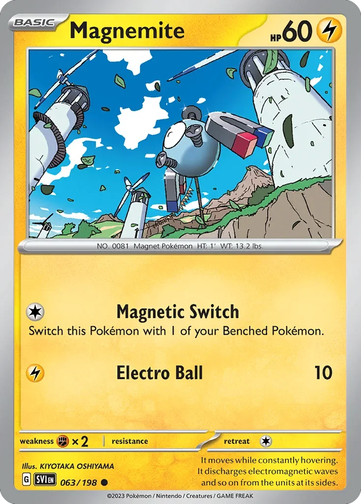 063/198 from Scarlet & Violet Common Pokemon Card