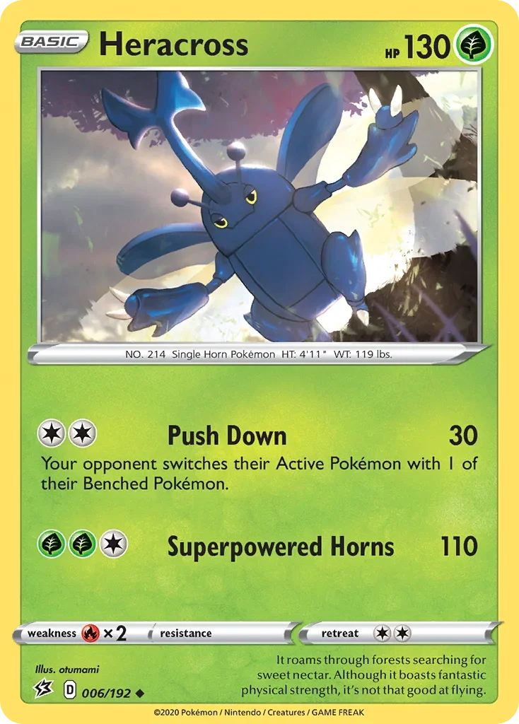 006/192 from Rebel Clash Uncommon Pokemon Card