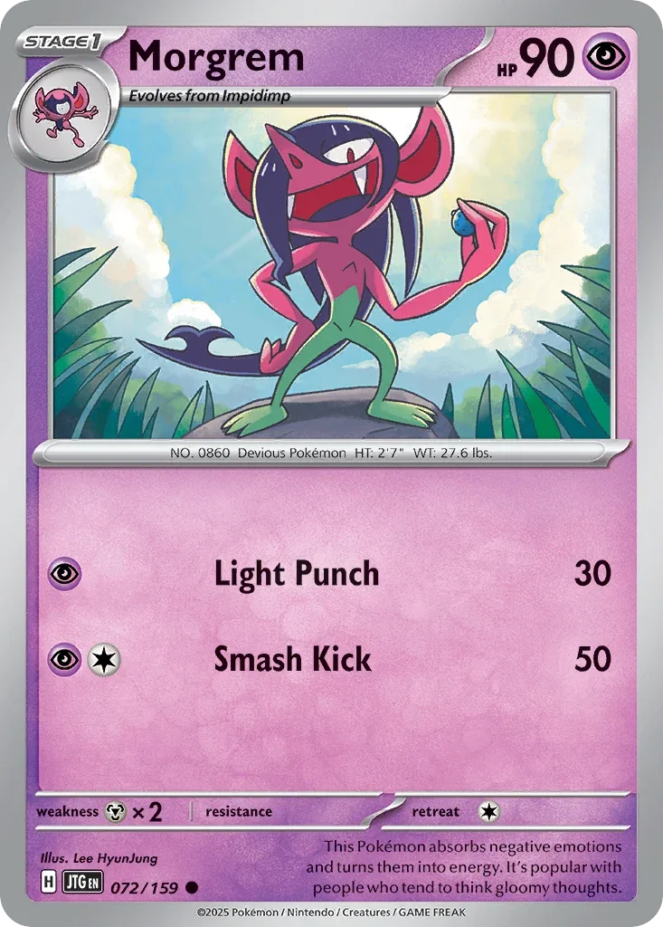 072/159 from Journey Together Common Pokemon Card