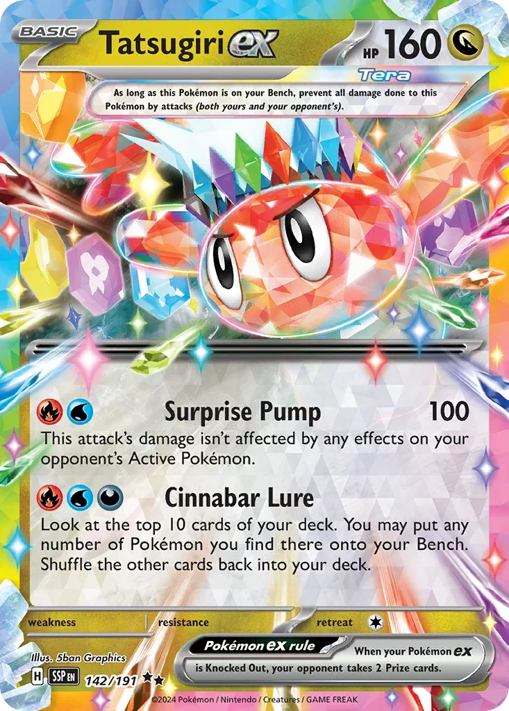142/191 from Surging Sparks Card List Double Rare Pokemon Card