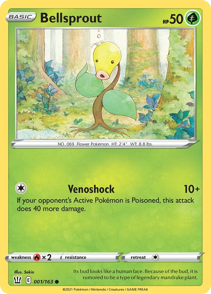 001/163 from Battle Styles Common Pokemon Card
