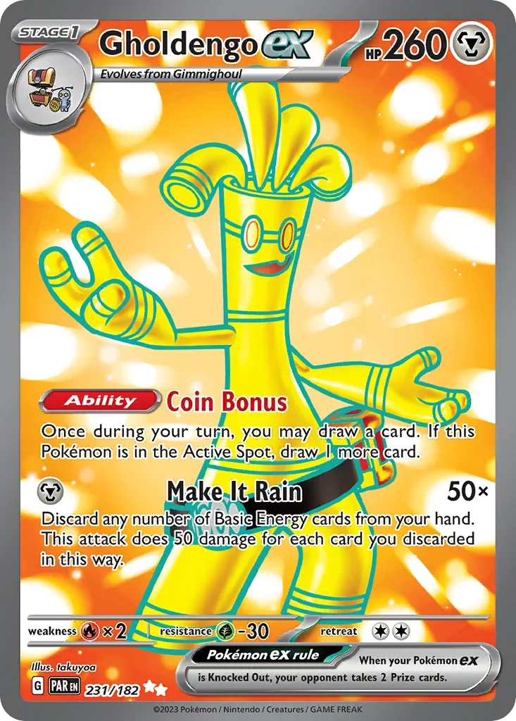 231/182 from Paradox Rift Ultra Rare Pokemon Card