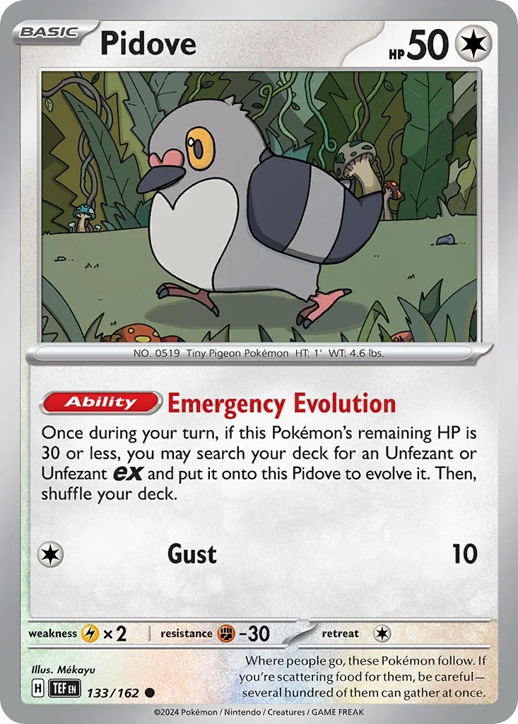 133/162 from Temporal Forces Common Pokemon Card