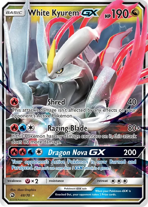 48/70 from Dragon Majesty Ultra Rare Pokemon Card